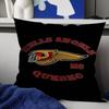 Club Hells AAngels Logo Cushion Cover Pillowcase Upholstery Sofa Throw Pillow Home Decor Pillowcas