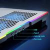 Ice Demon Notebook Air-cooled Cooling Pad with RGB Colorful Light 3 Fans Cooling Radiator Bracket Suit for 12.1-17.3 Inch Laptop