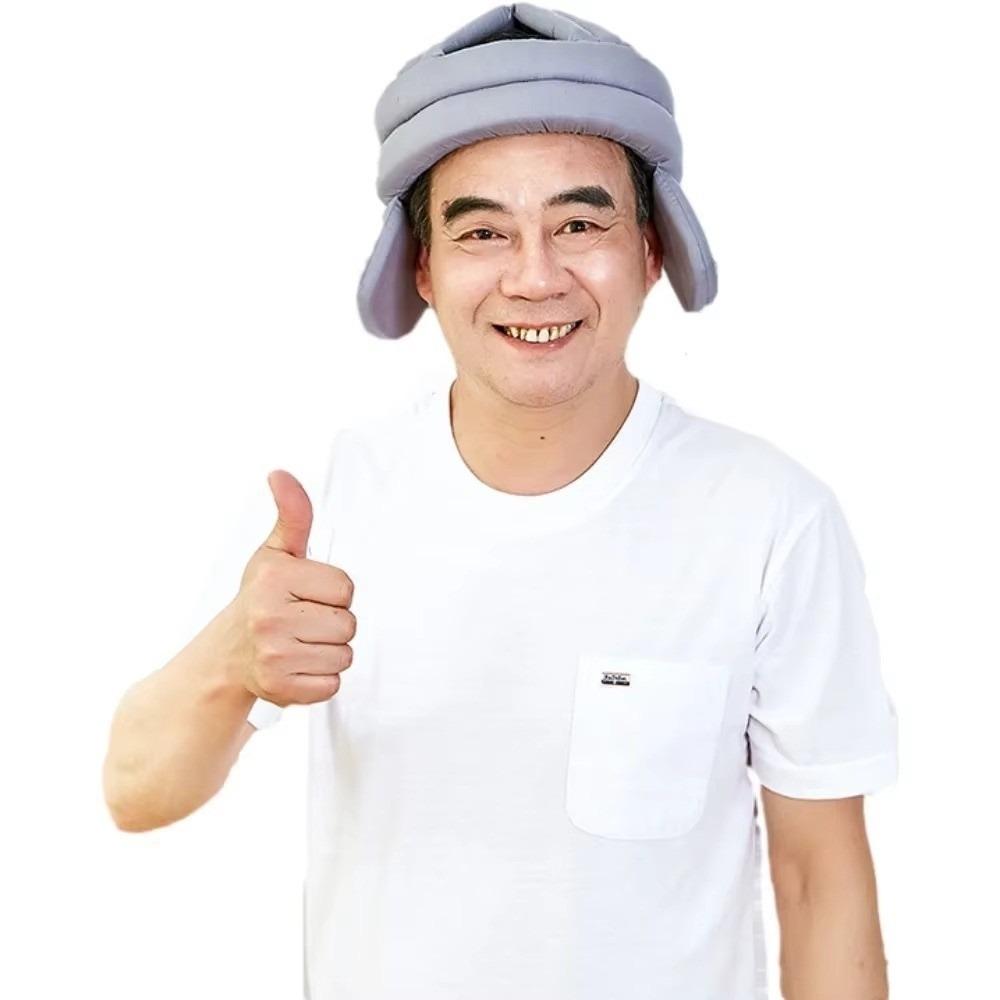 Breathable Cotton Elderly Anti-Fall Helmet Sponge Padded Anti-Fall Safety Hat Indoor Leisure