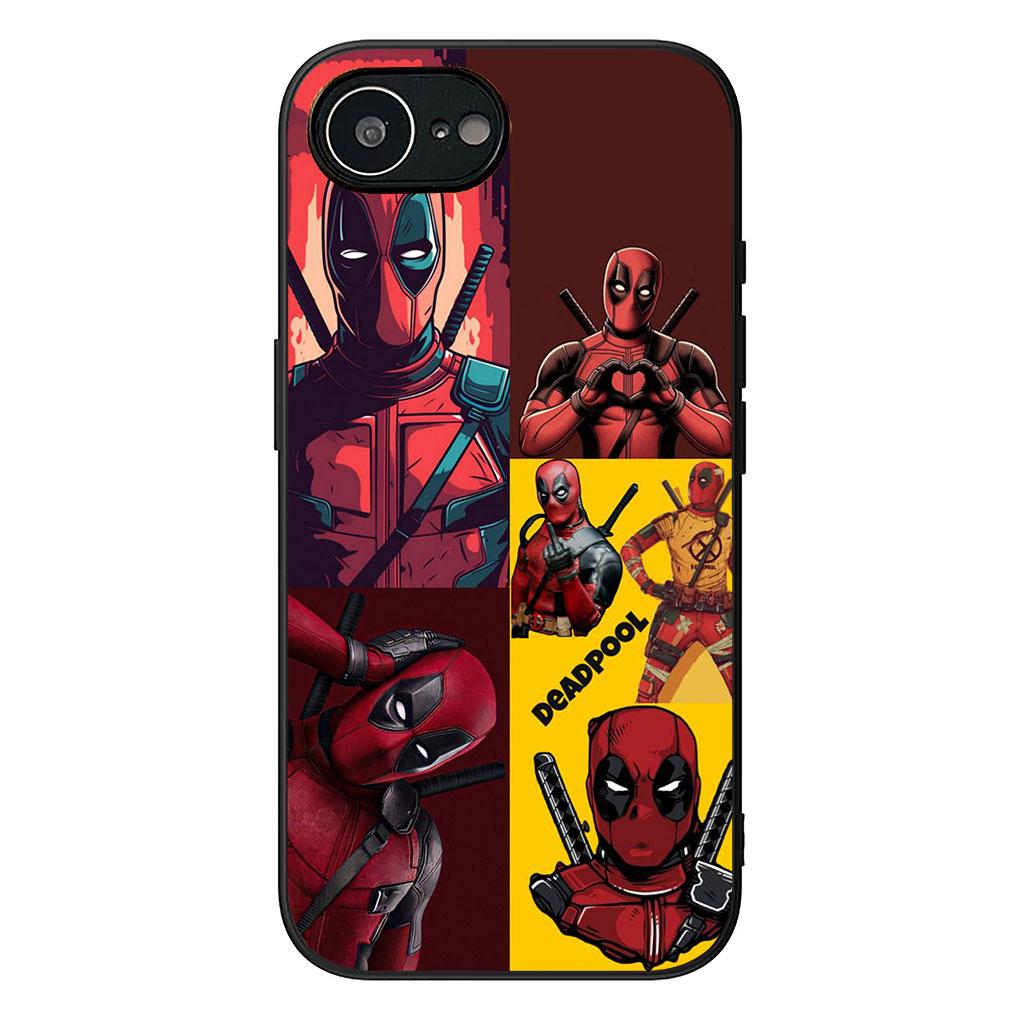 Чехол для телефона Marvel Росомаха Дэдпул для Motorola Moto Edge 70 60 Fusion NEO Pro G Stylus G56 G96 G52 G04 G05 20 Мягкий чехол
