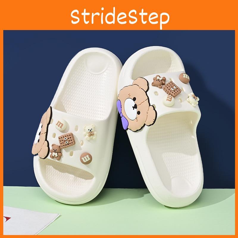 Удобные мультяшные детские тапочки для мальчиков и девочек с нескользящей подошвой и мягкой подошвой из ЭВА различных цветов и размеров для лета