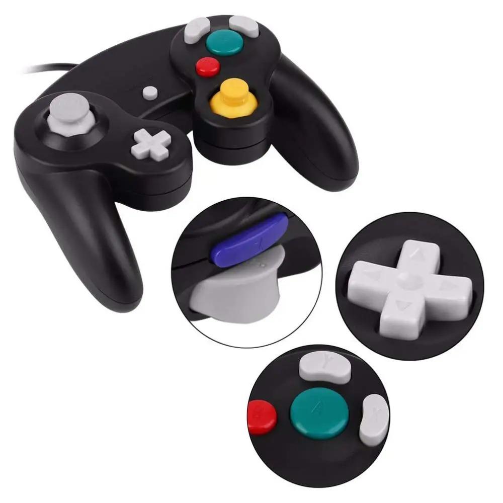 Wired Shock Game Controller for Nintendo GameCube NGC Wii Video Game
