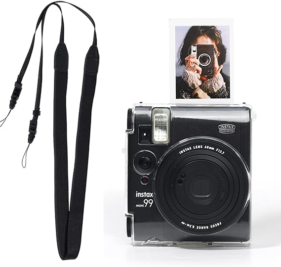 HIYQIN Instax Mini99 Fujifilm Mini99 Transparent Cover Instax 99 Exclusive Case Instax Mini 99 Compatible Clear Case for Instax Mini99 Cover Instax