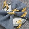 Wheat Napkin Ring Buckles Gold Tableware Dinner Table Home Party Home Decorations