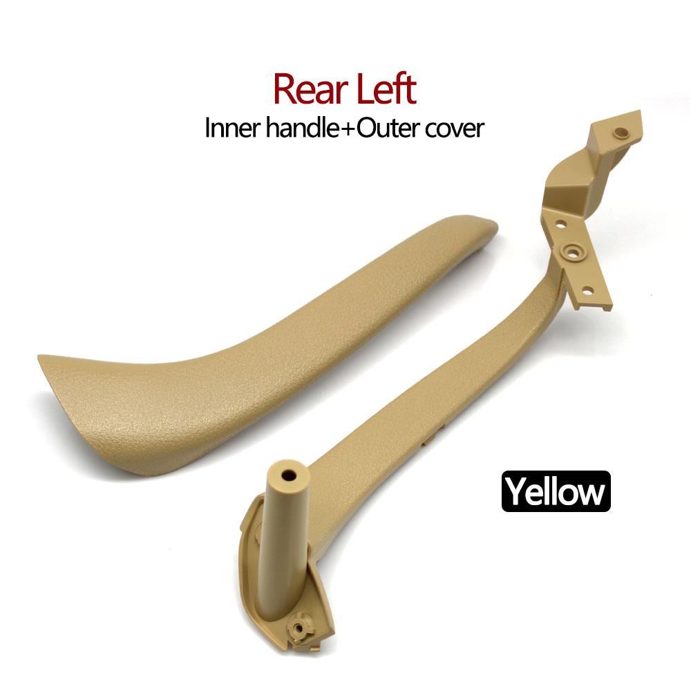 Car Interior Front Rear Left Right Door Inside Pull Handle With Outer Cover Panel Trim For Mercedes Benz S Class W220 1998-2003