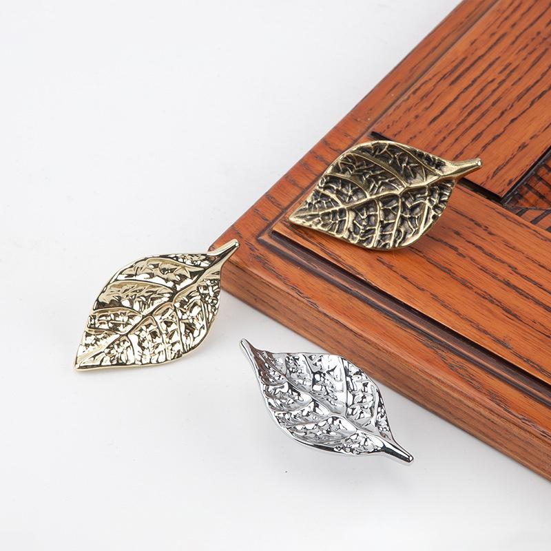 Имитация сплава Креативные ручки Декоративные аксессуары Однотонные узоры для шкафов Резьба по дереву Мебельная фурнитура для гардероба