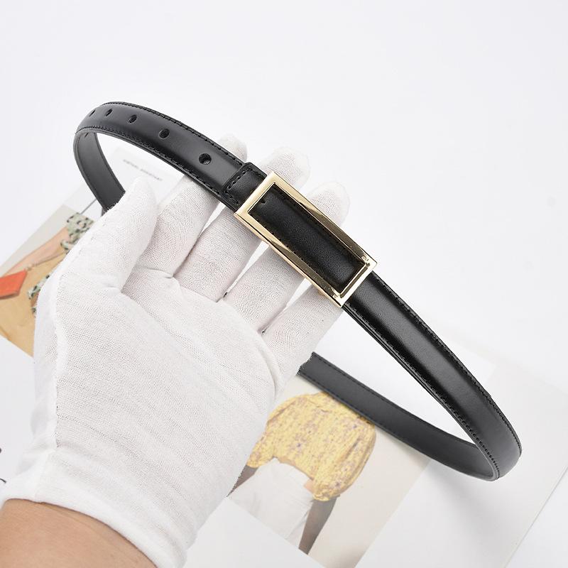 Четыре сезона в наличии новый тонкий пояс для женской юбки кожаный маленький пояс простой подходящий декоративный пояс для студента женский