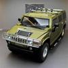 1/18 HUMMER H2 Highway 61 Внедорожник Модель Автомобиля из Сплава Металлическая Литая Модель Внедорожника Модель Автомобиля Звук и Свет Игрушка для Детей Подарок