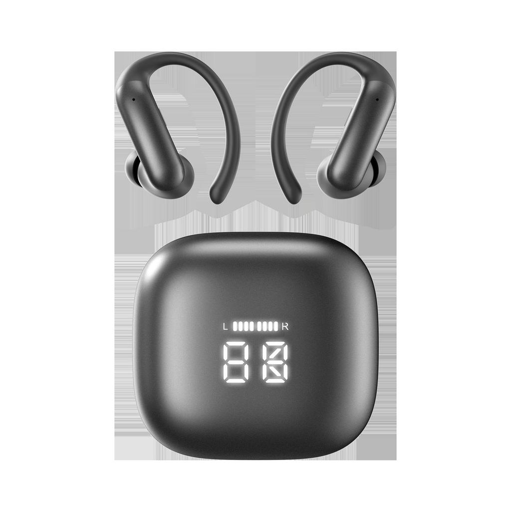 Умные Bluetooth-наушники M145 с заушным креплением, полувкладышами, открытой конструкцией и двойным цифровым дисплеем.
