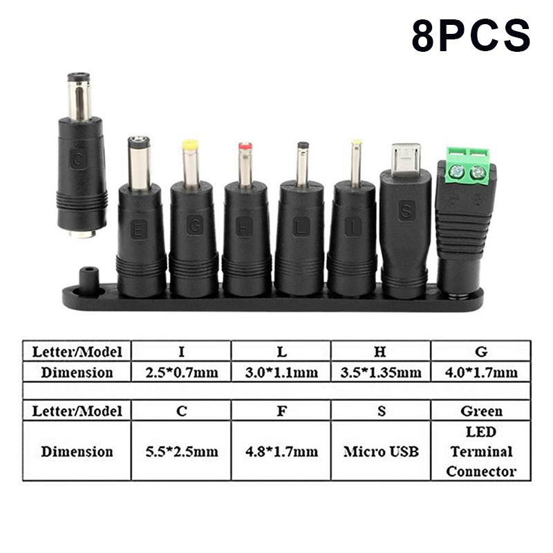 Адаптер питания USB C/Micro USB на DC 5.5x2.1 мм - 5V USB Type C к разъему DC для планшета и электроники