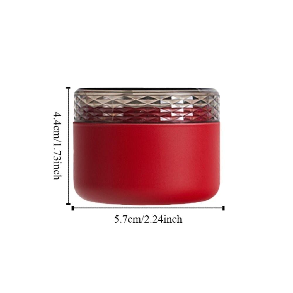 2PCS Tinplate Tea Packaging Cans Acrylic Lid Empty Tea Tin Can Durable Mini Tea Jar  Food Storage