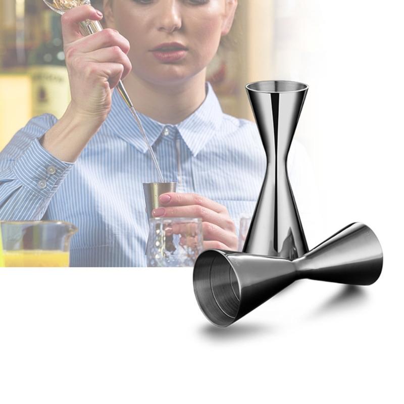 Measuring Cups Cocktail Jigger Cocktail Shaker Stainless Steel Liquid Mini Espresso Shot Glass Kitchen Bar Accessories