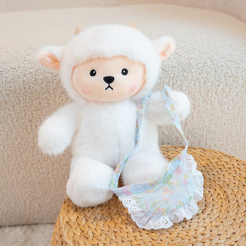 Sheep Plushie Cushion With Soft Filling For Children Playroom And Naptime