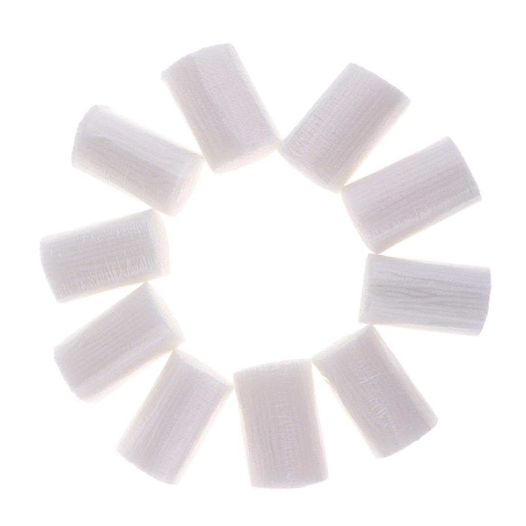 10 связок пряжи для вязания крючком ковриков для швейных поделок синего цвета