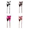 Fashion Cats Ear Hat for Winter Furry Plush Beanies Hat for Women Outdoor Headwear Camping Walking Coldproof Earmuff Caps