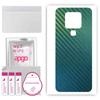 apgo Защитная наклейка-скин для задней панели, совместимая с Tecno Camon 16 Pro, Пленка-обертка, Фольга, Винил - Узор Карбон Хамелеон CAKA1