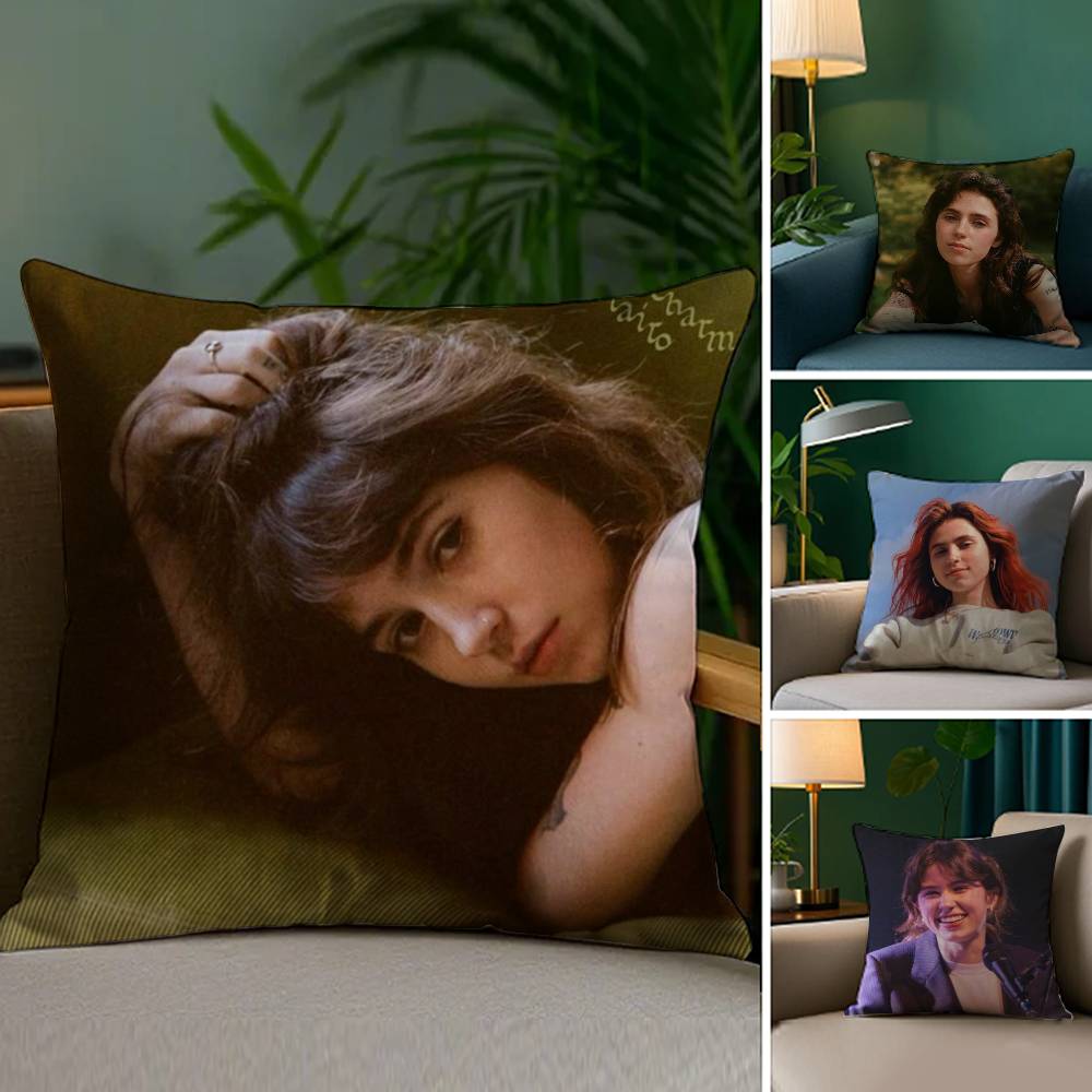 Singer C-Clairo Чехол для подушки-игрушки Диван Гостиная Спальня Двусторонний принт Квадратная подушка Подушка для сна Чехол для подушки