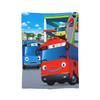 Tayos Little Bus Cartoon Flannel Blankets  Customized Throw Blanket for Home cm Bedspread