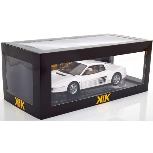 KK-Scale 1/18 Scale Ferrari Testarossa 1984 White US Specification (Miami Vice) Ferrari Testarossa Monospecchio White US Version (KKDC180502)