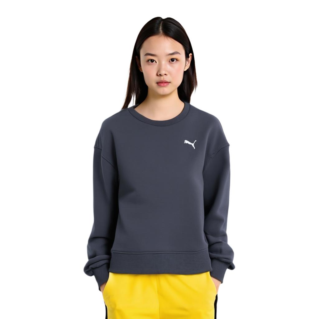 Puma Forever FASTER TB CREW W Свитшот Женский Темно-серый 629737-69