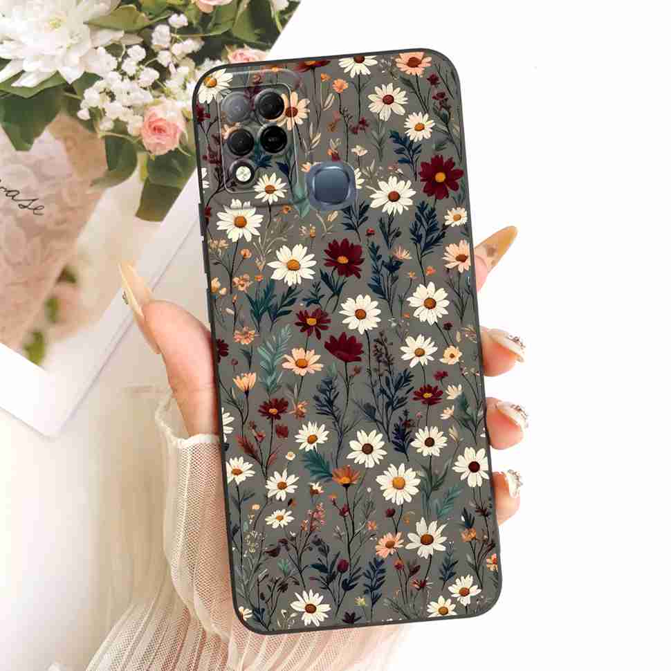 For Infinix Hot 10s Case Fashion Butterfly Painted Soft Silicone Phone Cover For Infinix Hot10s Hot 10s X689B X689 Cases