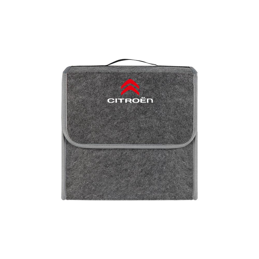 OAUH2 Car Storage Felt Box Foldable Felt Car Trunk Storage Box Accessories For Citroen C1 C3 C4 Grand Picasso C4L C5 C6 C2 C6 C8 DS