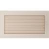 Vent Cover 17x30 Cream with Blinds