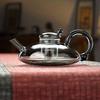 700ml Rat Tail Pot Glass Teapot with Filter Heat-resistant Glass Luxury Health Pot Office Make Tea Kettle Electric Pottery Stove