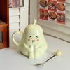 Грушевая жадная чашка керамическая кружка грушевая чашка милая парная обнимающаяся чашка мультяшная с крышкой бытовая креативная кружка для питья
