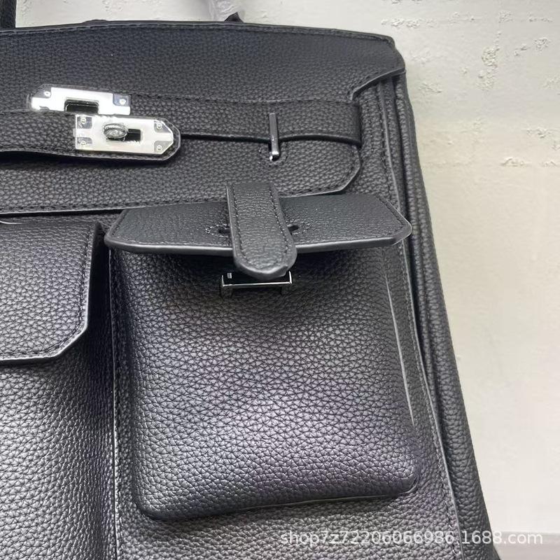 Повседневная текстура кожи рабочая поездка портативный, через плечо мужские и женские нагрудные сумки модный рюкзак школьная сумка тренд