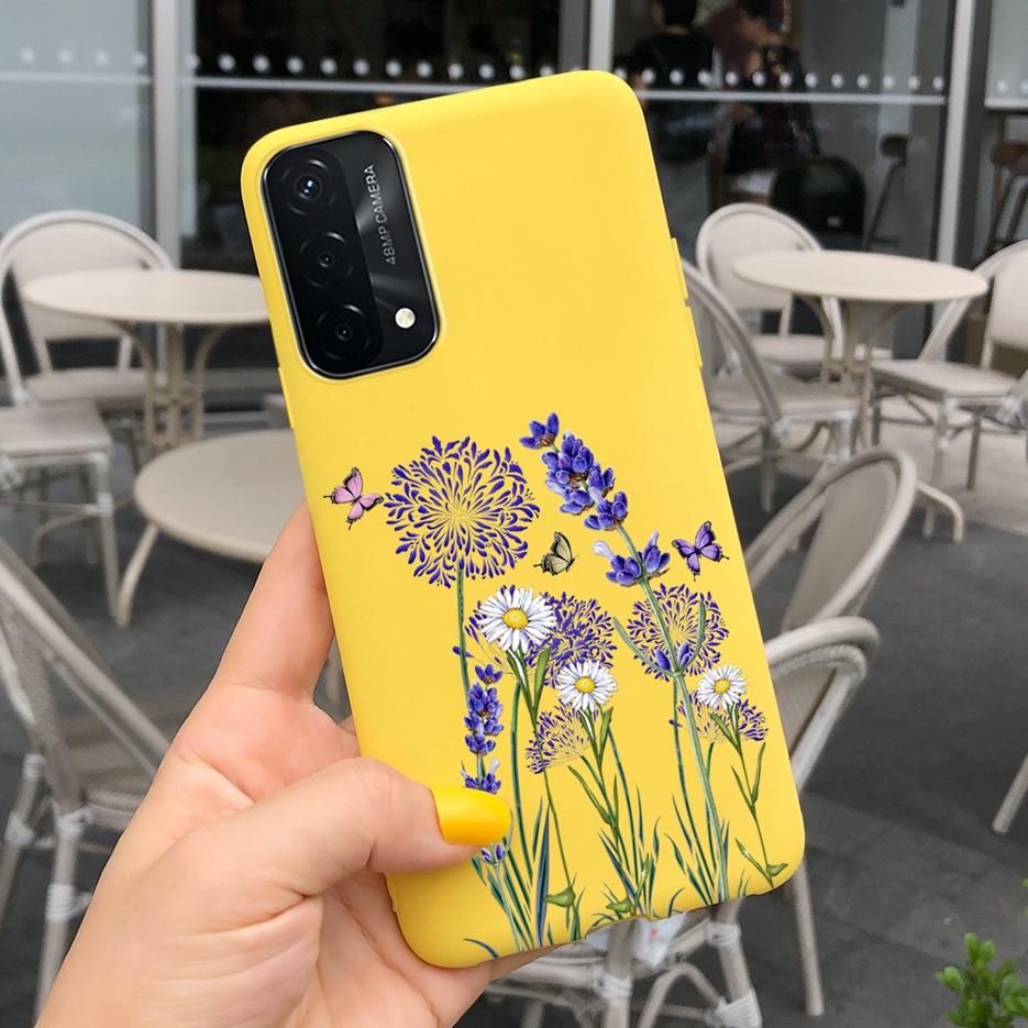 For Oppo A74 4G Case CHP2219 New Fashion Soft Silicone Phone Back Cover For Oppo A74 5G OppoA74 A 74 Cases Fundas Cartoon Bumper