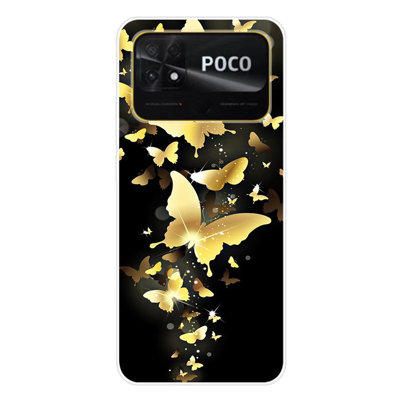 Для Xiaomi Poco C40 C 40 Чехол Мягкая силиконовая задняя крышка Мультяшный чехол для телефона Разнообразие