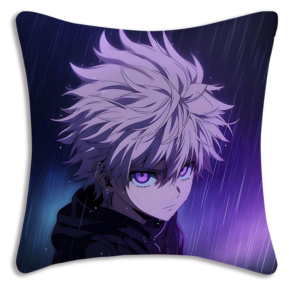 Горячие Аниме Комиксы Hunter×Hunter Наволочки Мультяшные Декоративные для Дивана Домашние Двусторонние Печатные Короткий Плюш Милые Наволочки