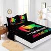 Four-Piece Mattress Digital Printing Mattress Protective Cover Bedding Turtle Animal