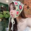 Cute Headscarf Japanese Retro Hollow Triangle Scarf Fashion Hair Accessories  Women