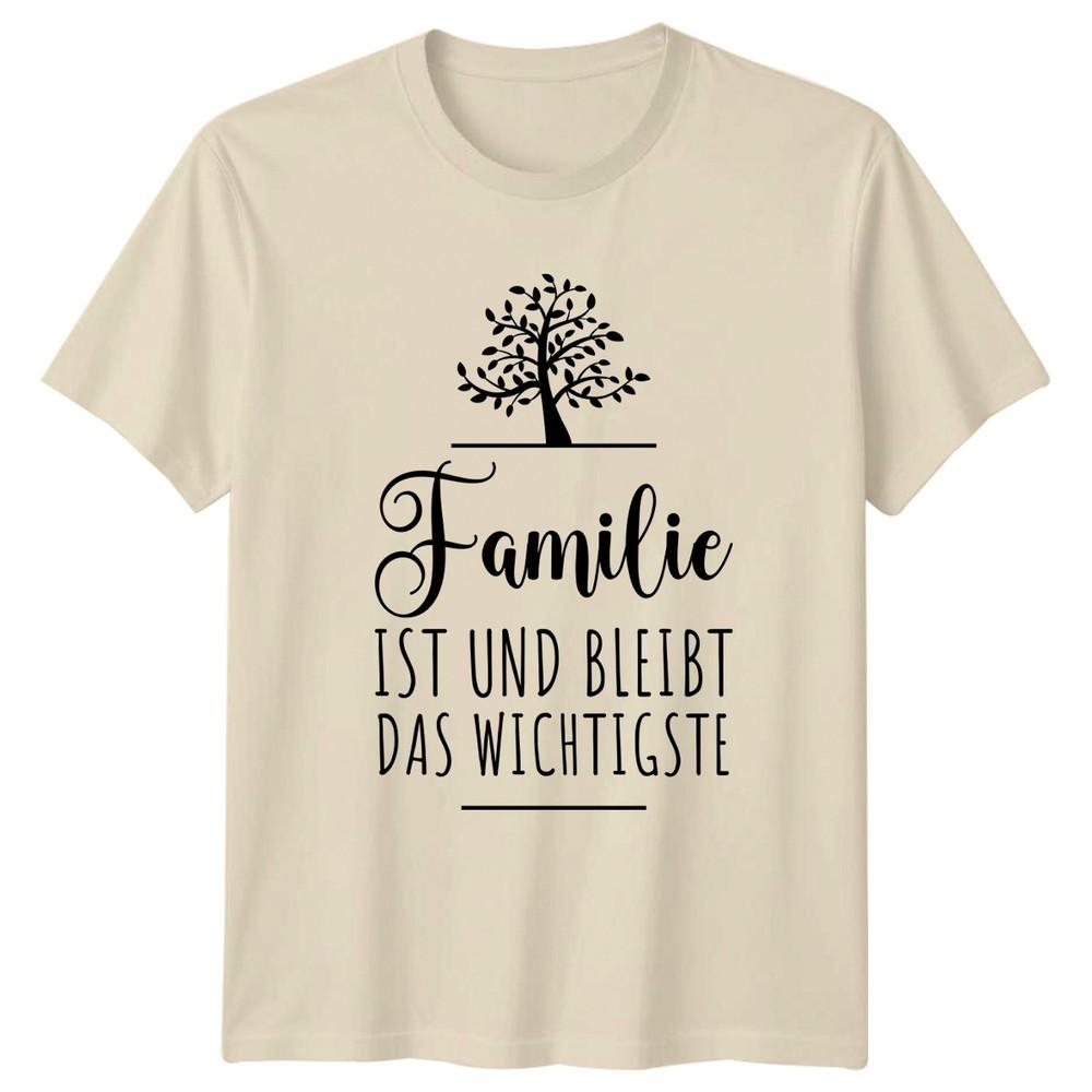 Familie Ist Und Bleibt Das TShirt GerUnisex Family Birthday Gift For Him And Her