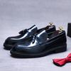 Men's Shoes Business Shoes Niuli Thick-soled Lacquered Tassel Heightening Dress Shoes Leather Versatile Shoes