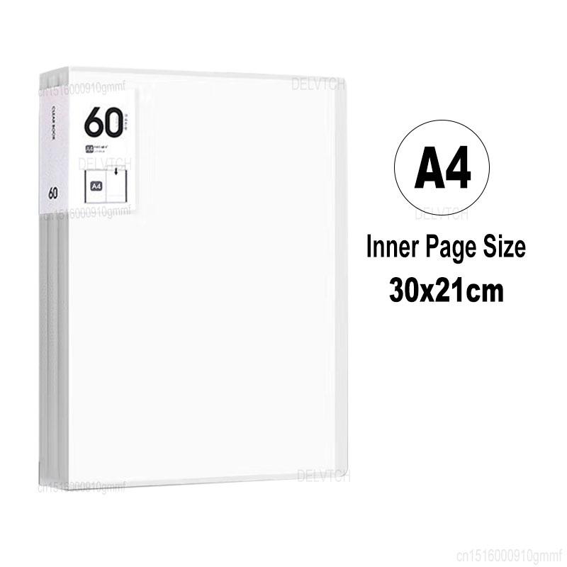 Папка-файл на 60 карманов формата A4 A3 Альбом для фотографий Сумка для хранения документов Книга для презентаций Бумага для рисования Живопись Коллекция поп-арта Органайзер