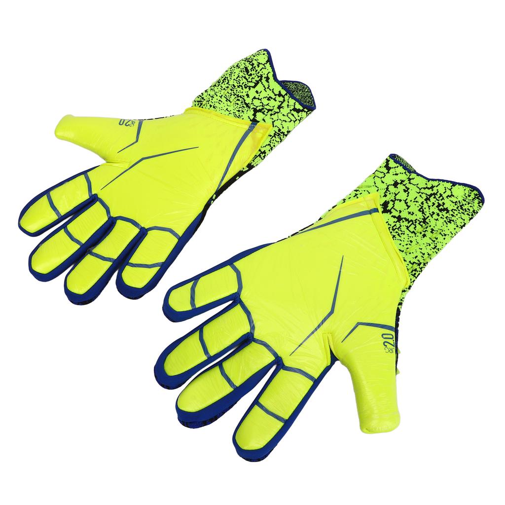 Soccer Goalkeeper Gloves Thickened Latex Anti Slip Breathable Cushioning Soccer Goalie Gloves for Training Competition