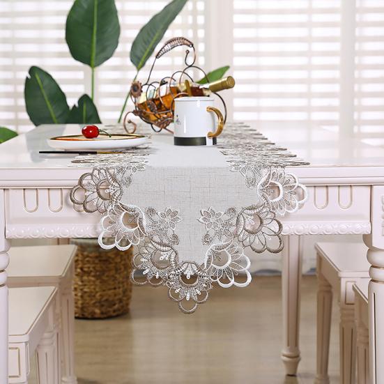 Imitation Linen Table Cloth Anti-fade Popular Universal Thanksgiving Christmas Dresser Runner