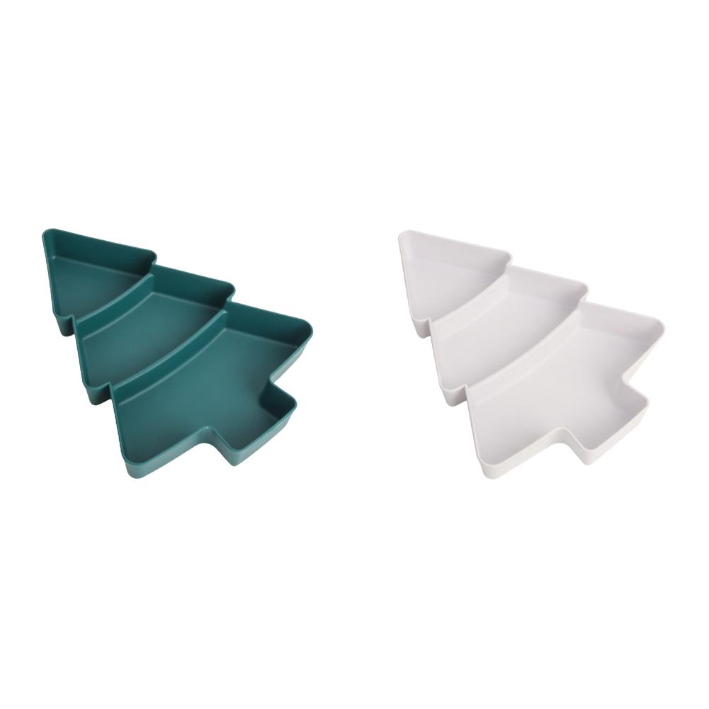 Рождественская елка Фруктовая тарелка Конфеты Рождественское украшение (Темно-зеленый) ИЛИ