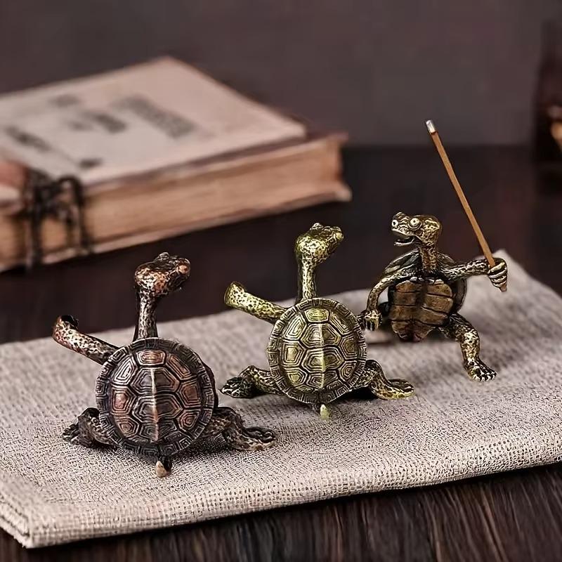 Interesting Turtle Ornament Incense Stick Turtle Incense Holder Relaxation Study TV Cabinet Office Desk Indoor Decorations