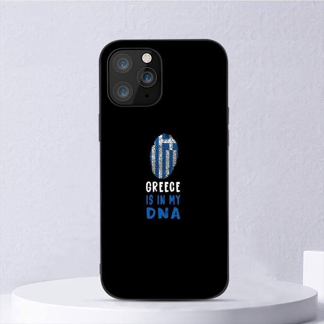 Чехол для телефона с греческими национальными флагами Греции для Iphone 11 12 Mini 13 14 Pro Xs Max X 8 7 6s Plus 5 Se Xr Shell