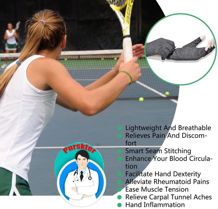 Компрессионные перчатки Raynauds без пальцев для лечения артрита, поддержка боли, размеры SML