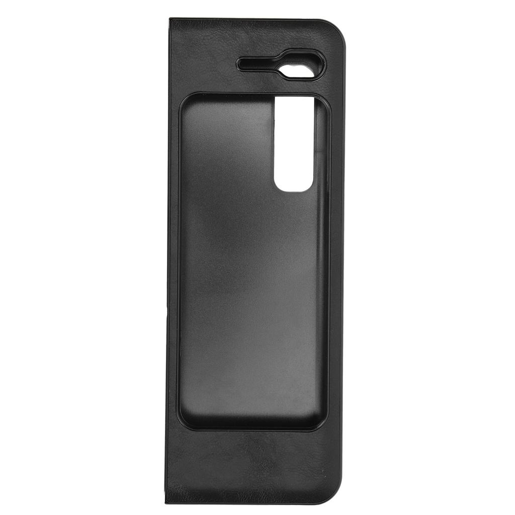 Mobile Phone Leather Case AllInclusive AntiFall Protective Cover for Fold 1 W20(Black )