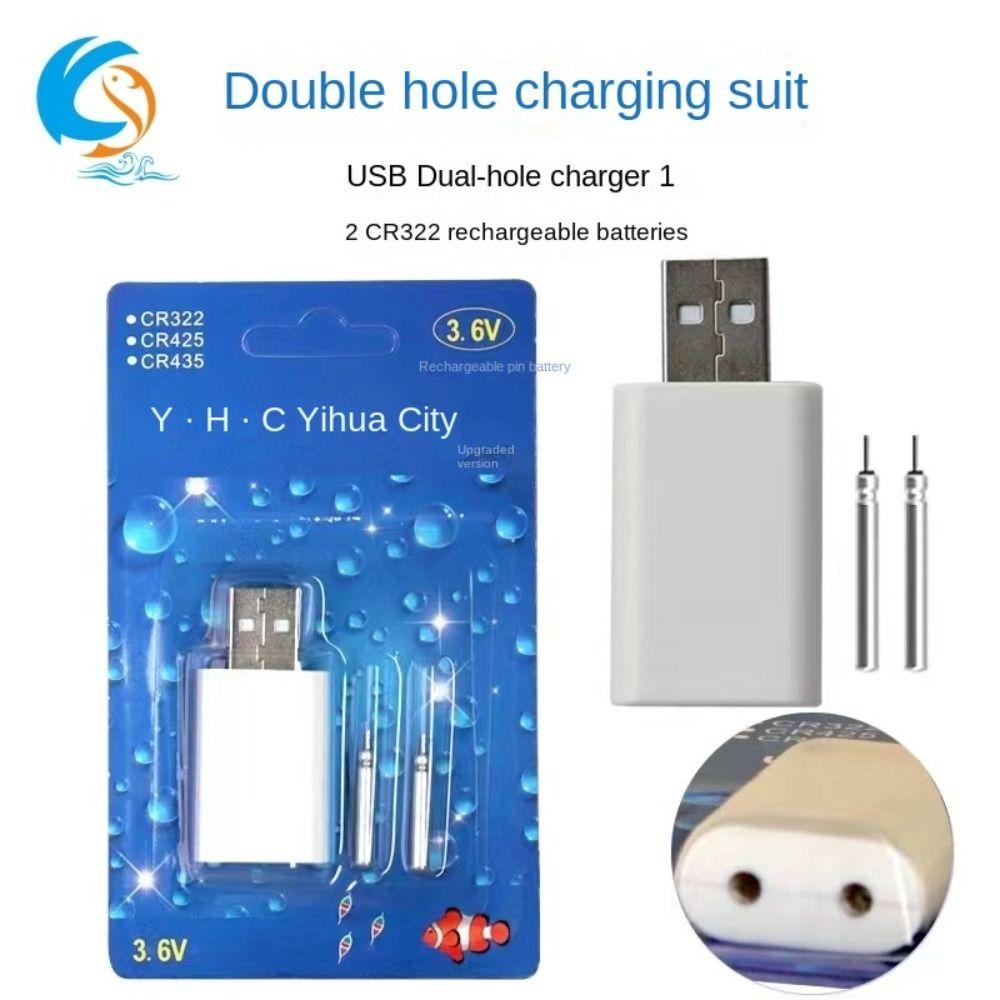 1/2 Отверстия USB Зарядное Устройство Аксессуары Для Ночной Рыболовли Электронные Поплавки Аккумуляторы Океаническая Рыбалка