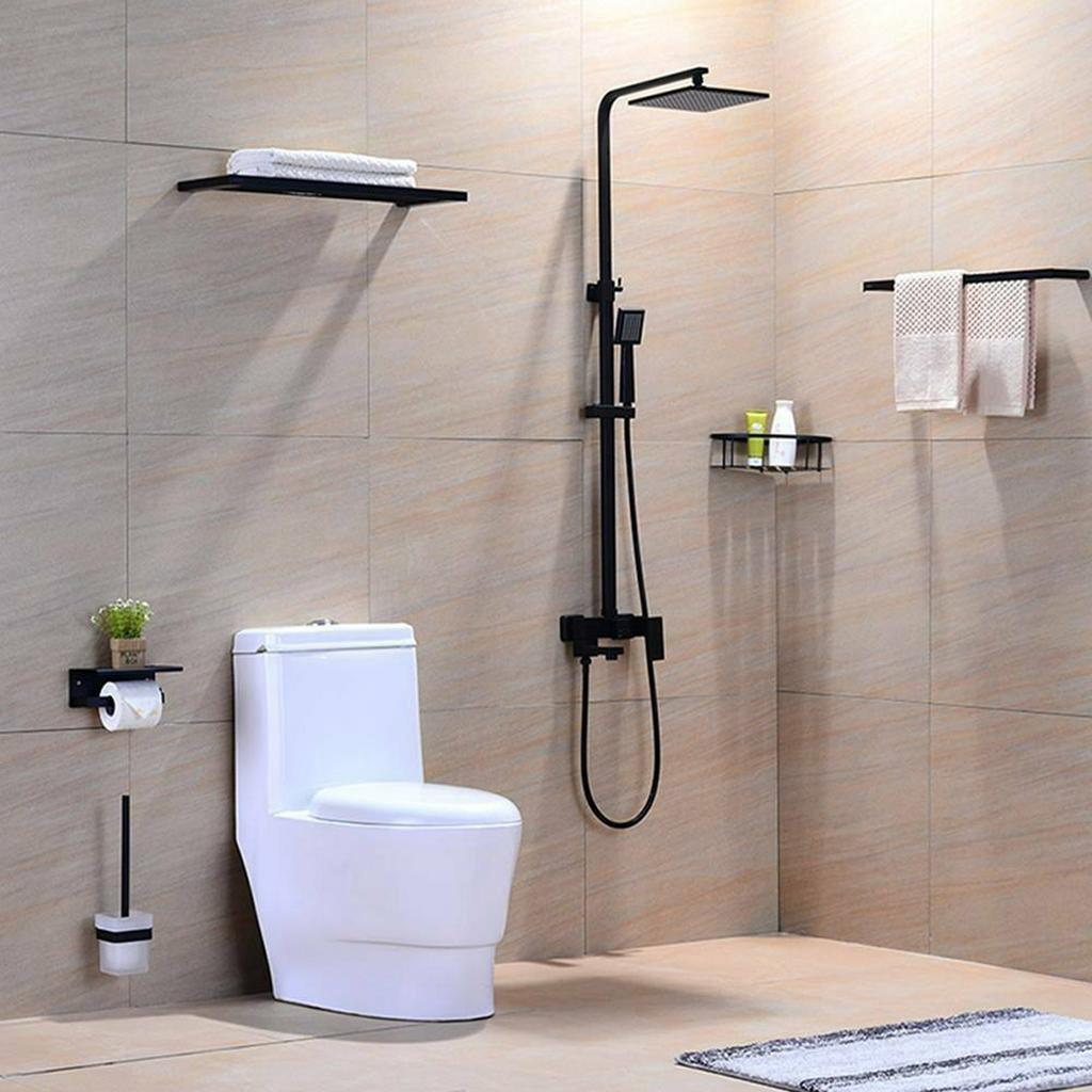 Смеситель для душа в ванной комнате Матовый черный настенный смеситель для душа с дождем Смеситель для ванны Смеситель для душа 3-ходовой смеситель для душа