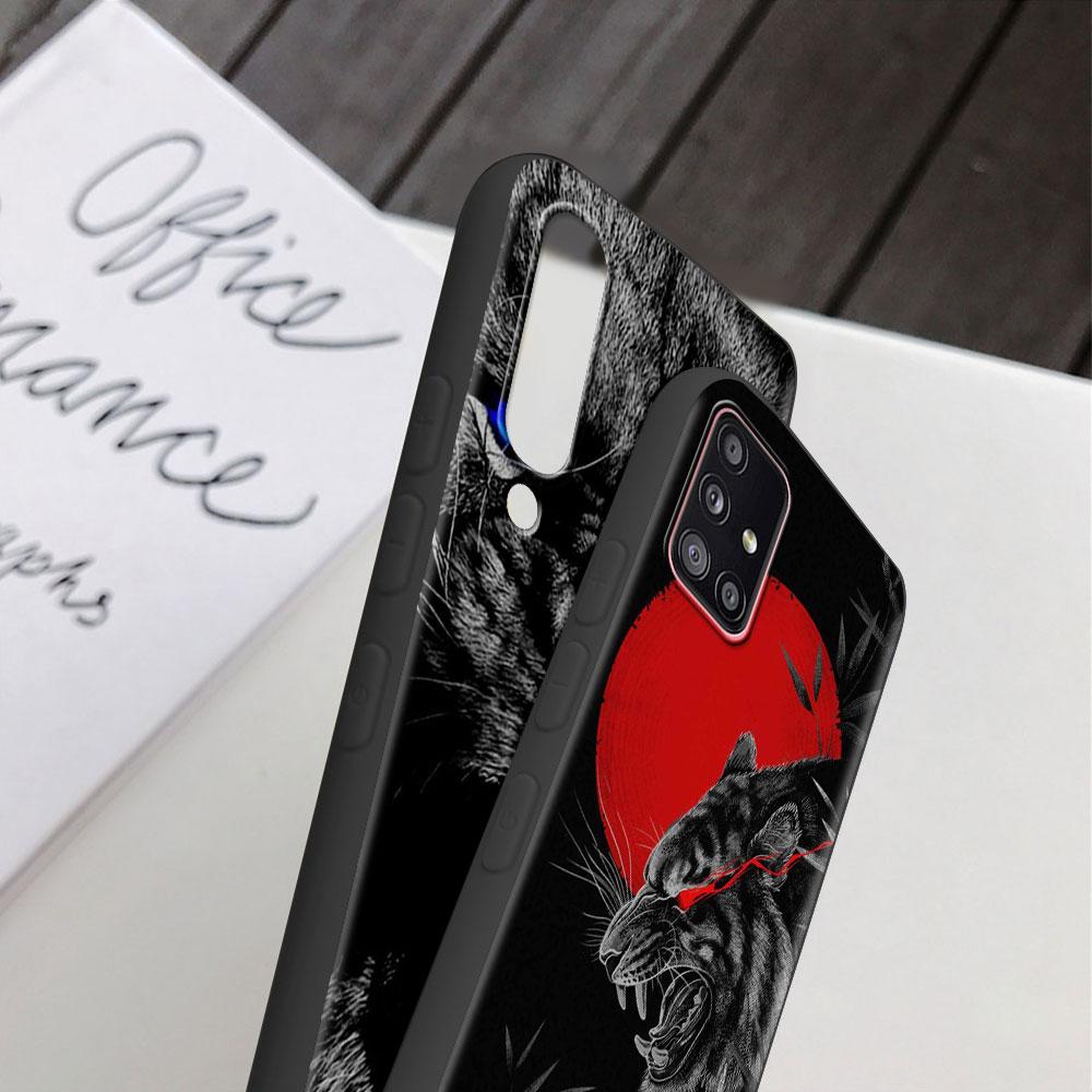 Чехол для Samsung Galaxy A52 A12 A51 A32 A21s A71 A53 A13 A32 A72 A31 A33 A22 A03 A41 Чехол для телефона Лев Волк