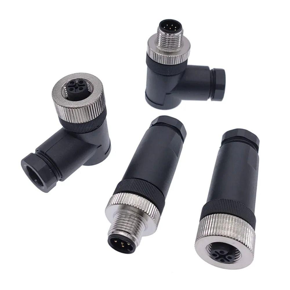 Sensor Plug M12 Aviation Plug Connector Screw Threaded Coupling M12 Sensor Connector