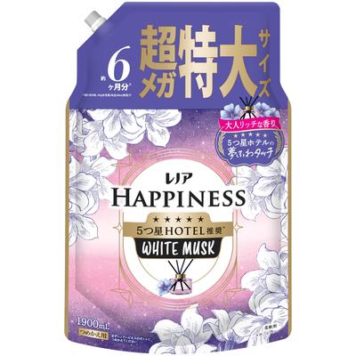 Lenor Happiness Dream Смягчитель для ткани Fuwa Touch Белый, Мускус, Рефилл, 1900 мл [Большой объем]